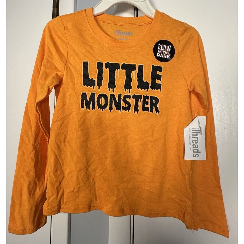 NWT 10Threads Little Monster Long Sleeve Little Monster T-shirt Size 10 Kids